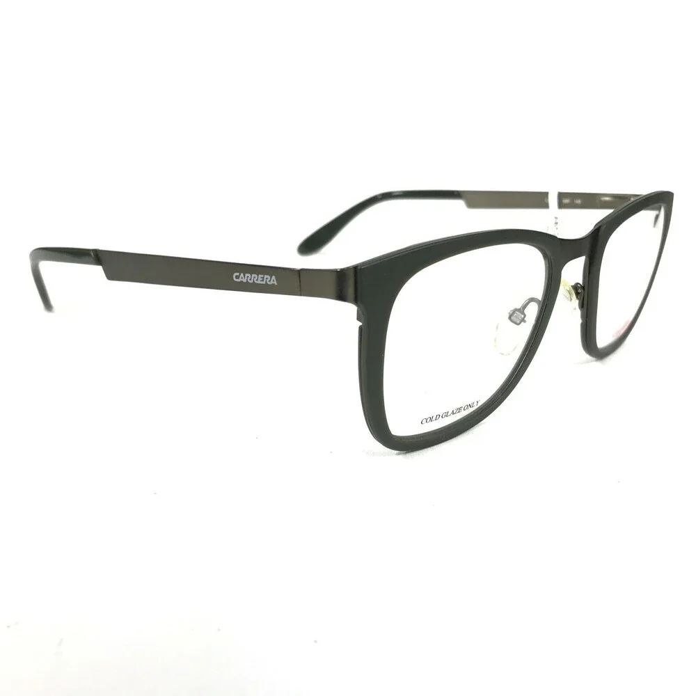 Carrera Eyeglasses Frames CA5527 99P Matte Olive Gray Square Full Rim 51-21-145